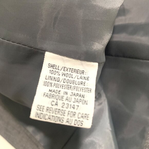 Vintage Talbots Petites Women's Gray Wool Blazer Jacket Size 10 Petite - Picture 8 of 13